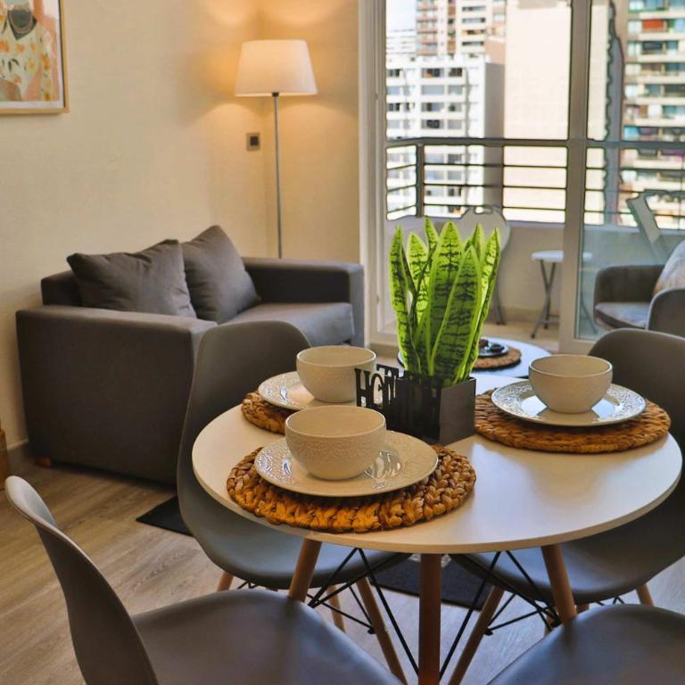 HOM I Depto 1D1B Cercano al Metro Santa IsabelSTGO - Apartamento - 2