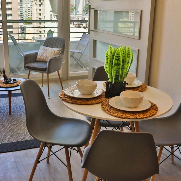 HOM I Depto 1D1B Cercano al Metro Santa IsabelSTGO - Apartamento - 15