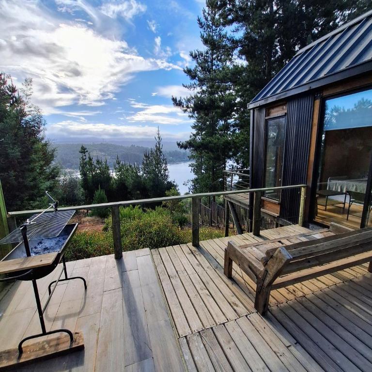 Acuarela minicasas con piscina en Lago Vichuquen - One-Bedroom House - 11