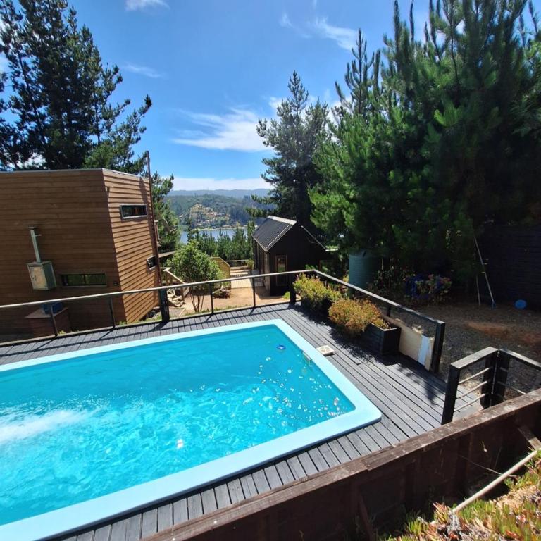 Acuarela minicasas con piscina en Lago Vichuquen - Two-Bedroom House - 26