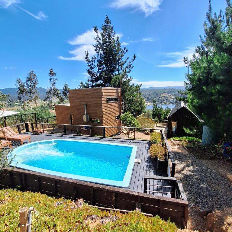Acuarela minicasas con piscina en Lago Vichuquen - Two-Bedroom House - 33