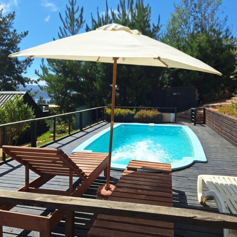Acuarela minicasas con piscina en Lago Vichuquen - Two-Bedroom House - 31