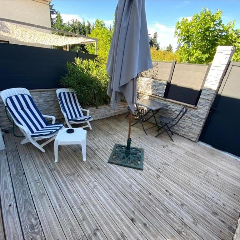 studio terrace swimming pool quiet expo park - Maison 1 Chambre - 9