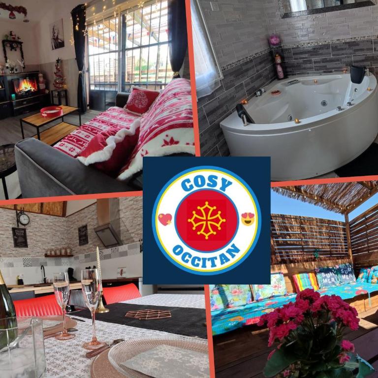 Le Cosy Occitan villa chaleureuse indépendante baignoire terrasse jardin - Casa con 1 dormitorio - 1