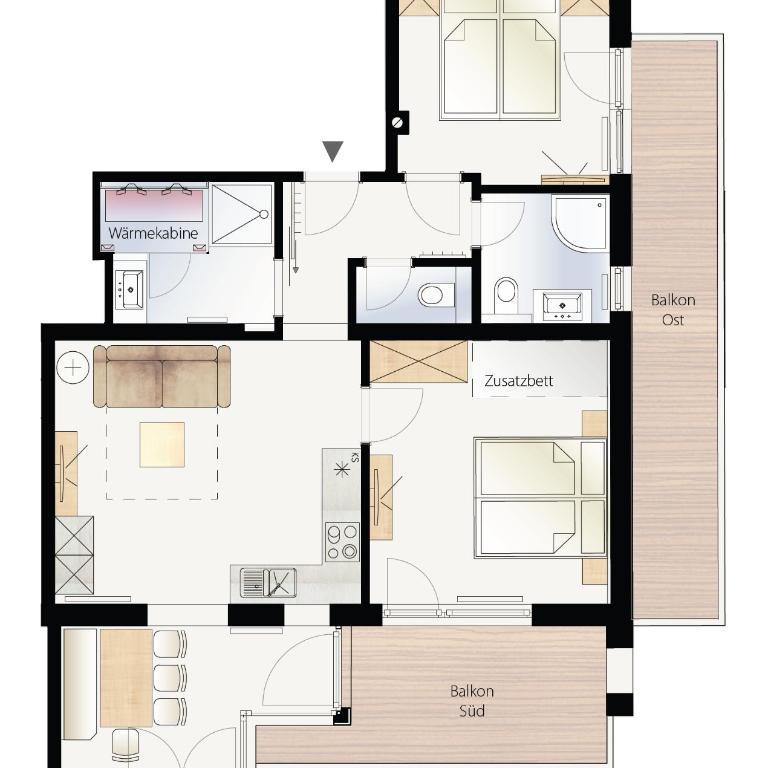Apart Breila - Appartamento con 2 Camere da Letto - 6