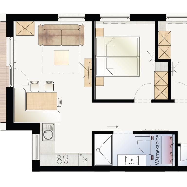 Apart Breila - Appartamento con 2 Camere da Letto - 3