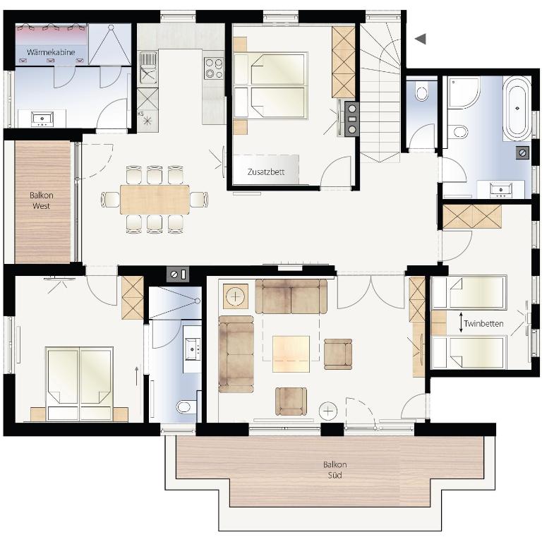 Apart Breila - Appartamento con 3 Camere da Letto - 12