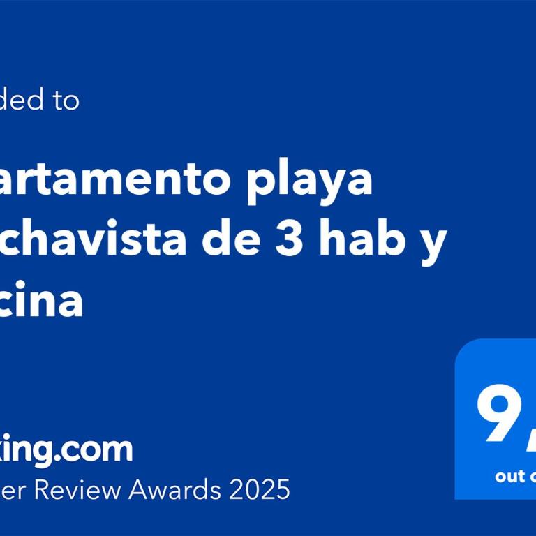 Apartamento playa Muchavista de 3 hab y piscina - Apartamento con terraza - 4