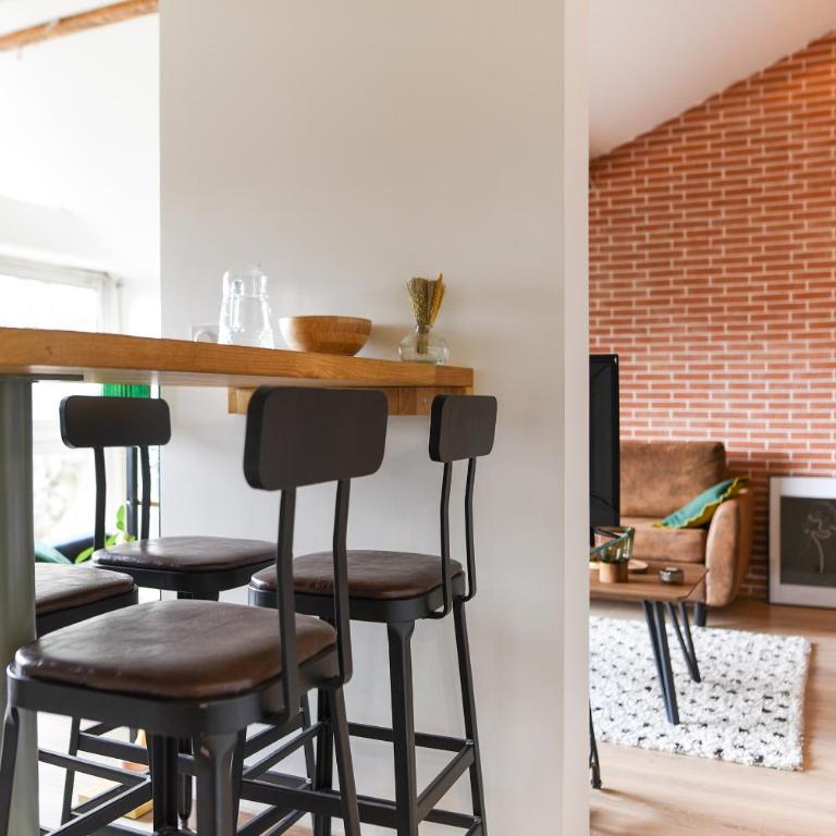 Le Loft Botanique Et Son Parking Gratuit - Appartement 1 Chambre - 8