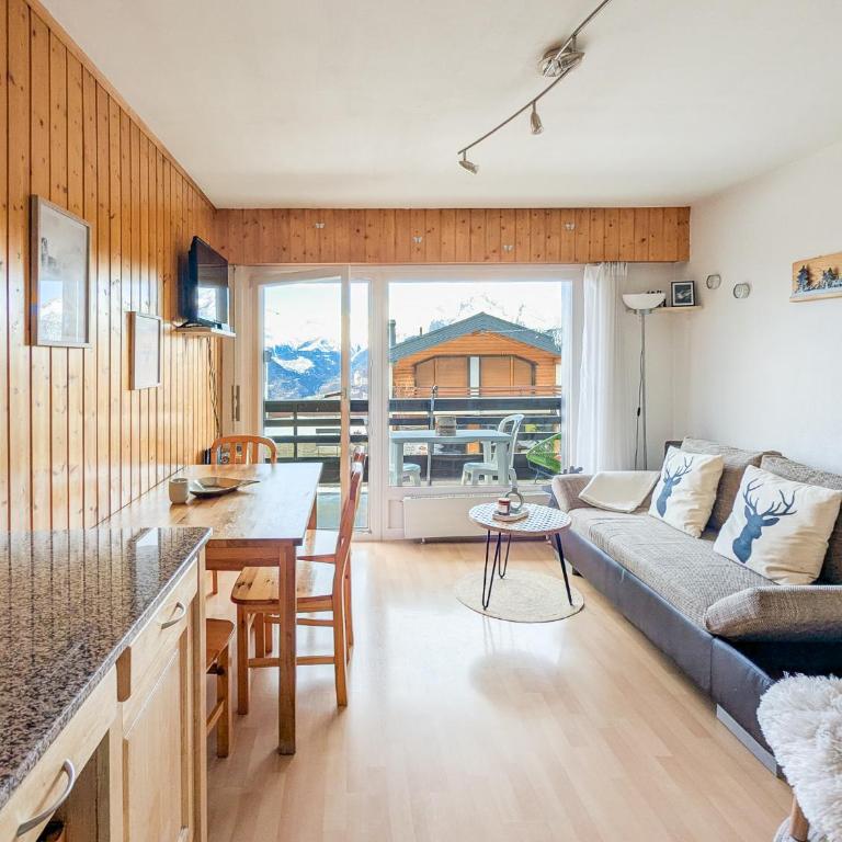 Center of Veysonnaz with a View ! - Monolocale con Balcone - 16