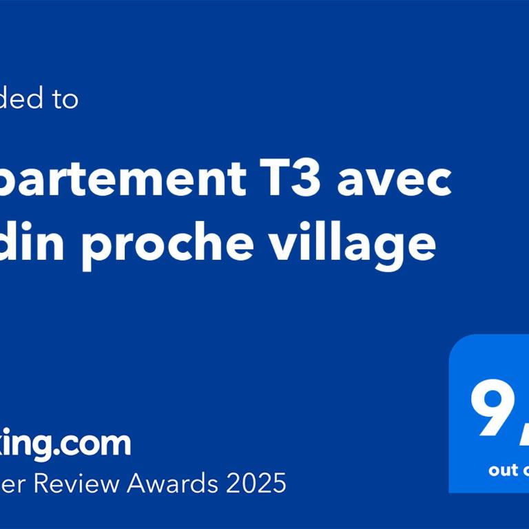appartement T3 avec jardin proche village - Appartement 2 Chambres - 82