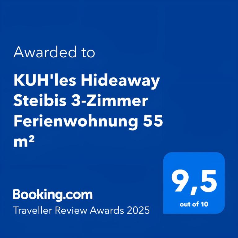 KUH'les Hideaway Steibis 3-Zimmer Ferienwohnung 55 m² - Apartment mit 2 Schlafzimmern - 22