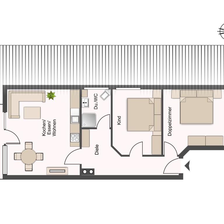 Ferienhof Sinz im Allgäu - Apartment mit 2 Schlafzimmern und Balkon - 1