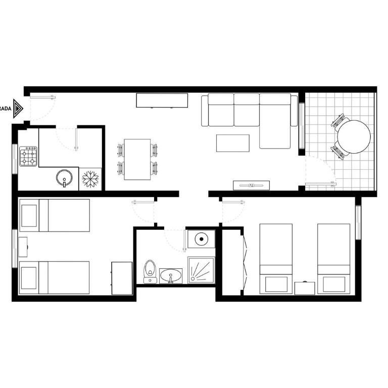 As de Casas - Achacay Apartment with Sea Views and Pool - Apartamento de 2 dormitorios con vistas al mar - 36