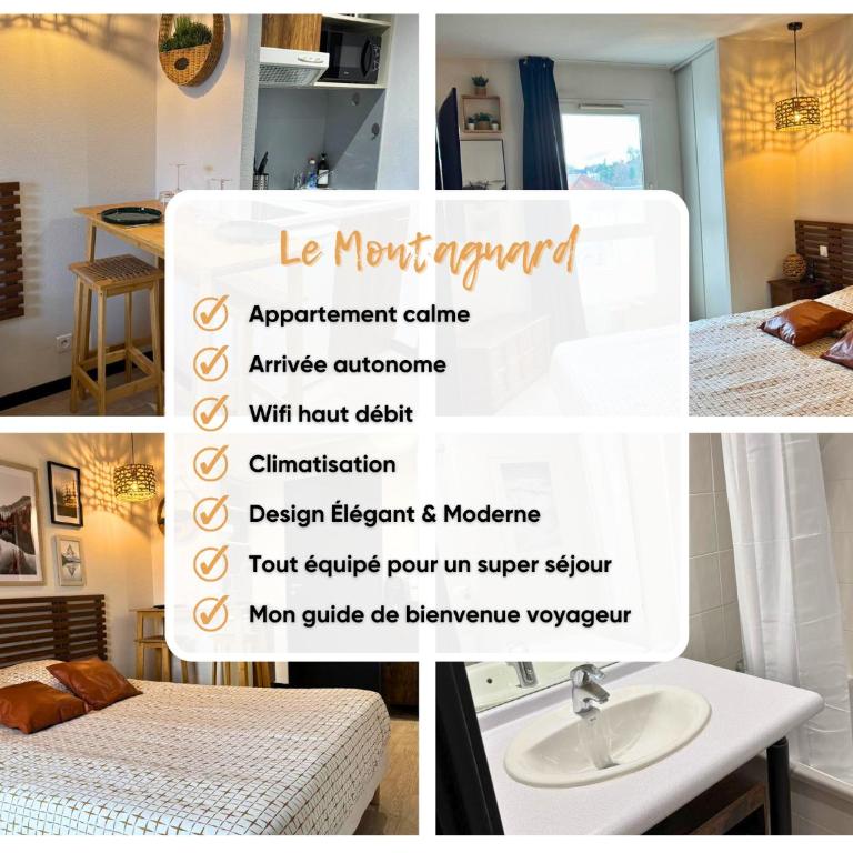 Le Montagnard - Wifi - Clim - Chaleureux - One-Bedroom Apartment - 3
