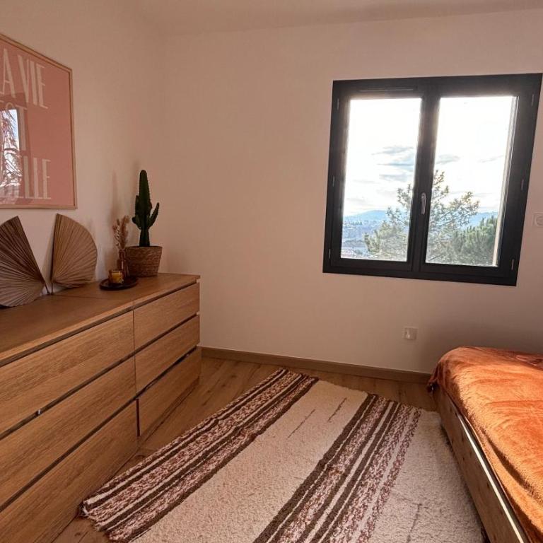 Maison neuve climatisée, à 2 pas du centre de Bédoin, La Villa Thélo - Villa 2 Chambres - 6