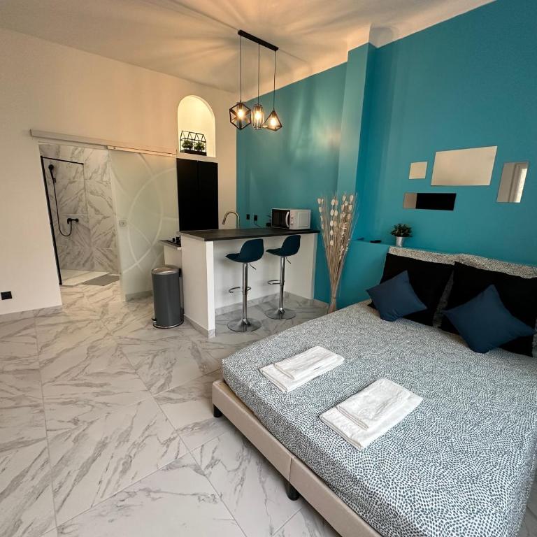 La maison de Julia menton studio bleuté - Appartement 1 Chambre - 6