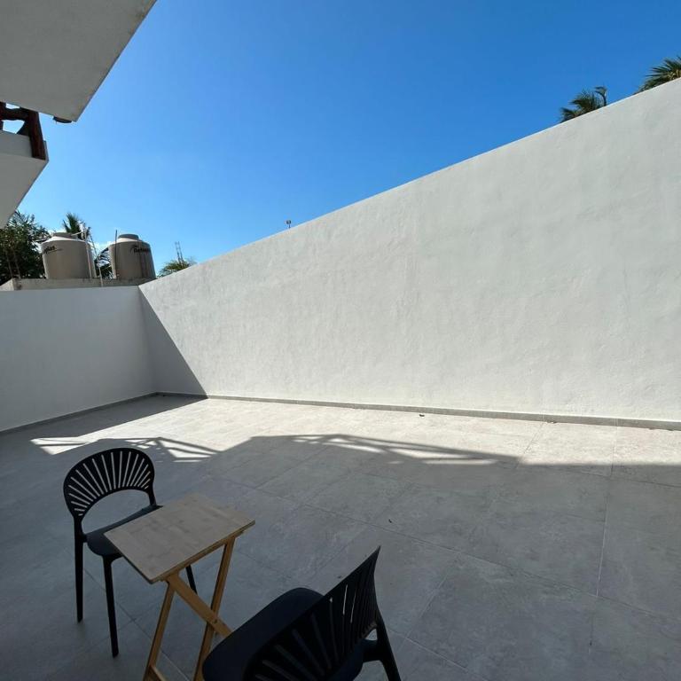 Hotel Mariel Holbox - Habitación Doble con terraza - 2 camas - 3