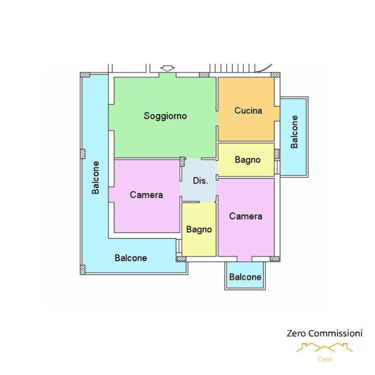 Casa Pandolfi, appartamento 90mq con posto auto e aria condizionata - Two-Bedroom Apartment - 19