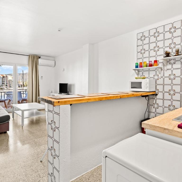 Apartamento con Terraza frente al Canal - Apartamento de 1 dormitorio con balcón y vistas al agua - 14