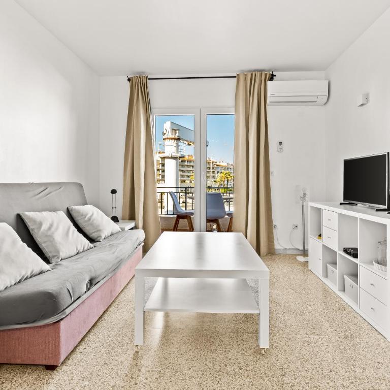 Apartamento con Terraza frente al Canal - Apartamento de 1 dormitorio con balcón y vistas al agua - 3
