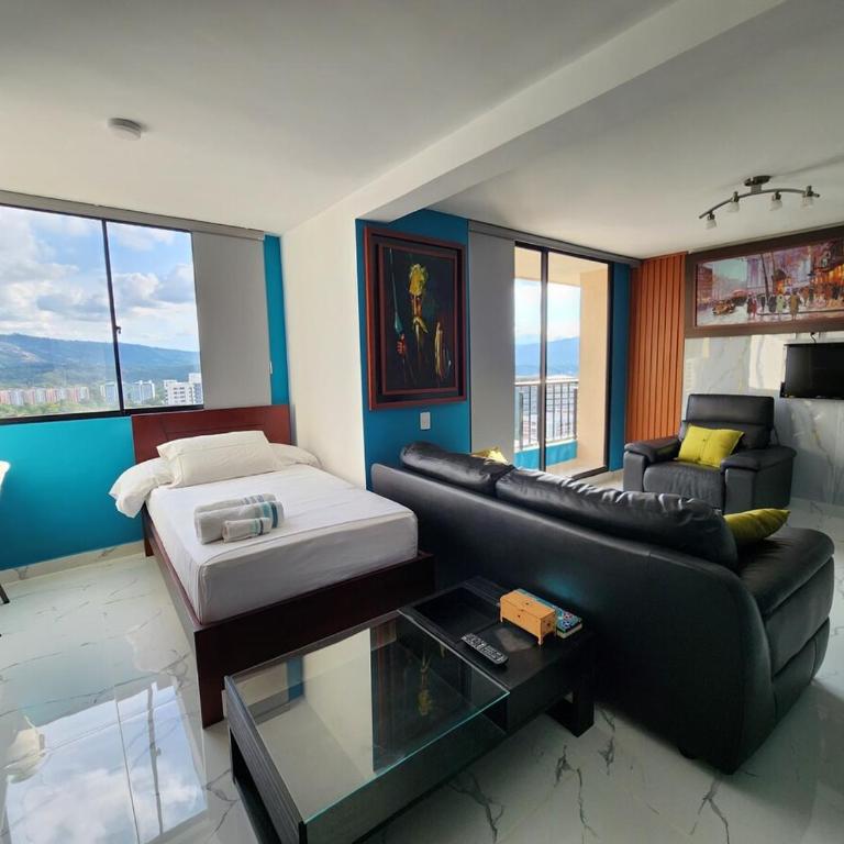 1901Luxury Cerca Clínica Foscal & Ardila Lulle - One-Bedroom Apartment - 17