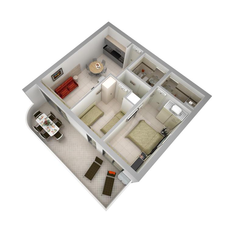 Residence Serenissima - Suite Deluxe con Vista Mare - 9