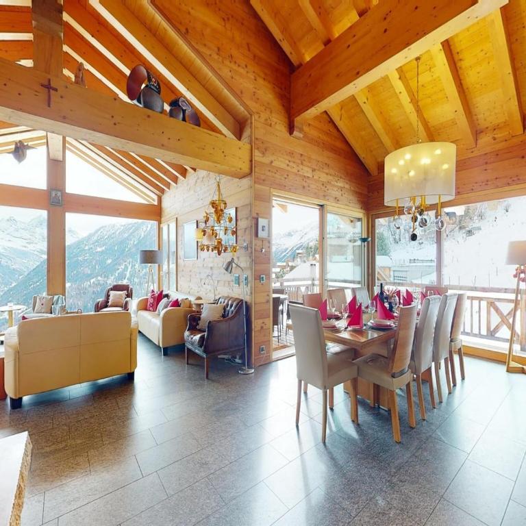 Lush chalet in Heremence with sauna - Superior Chalet - 9