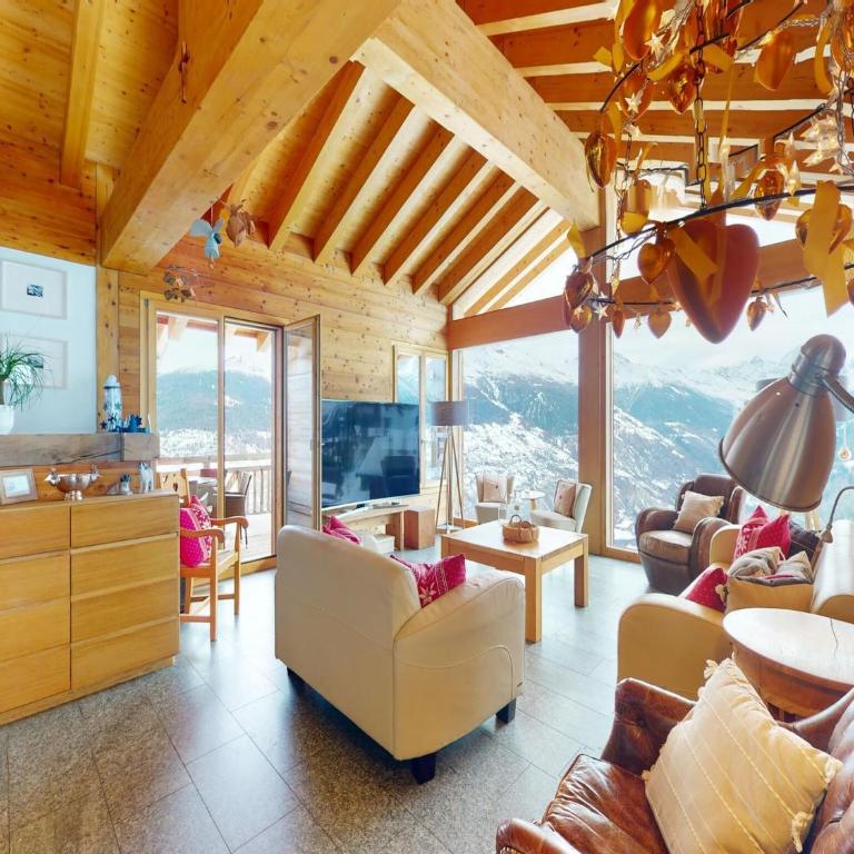 Lush chalet in Heremence with sauna - Superior Chalet - 7