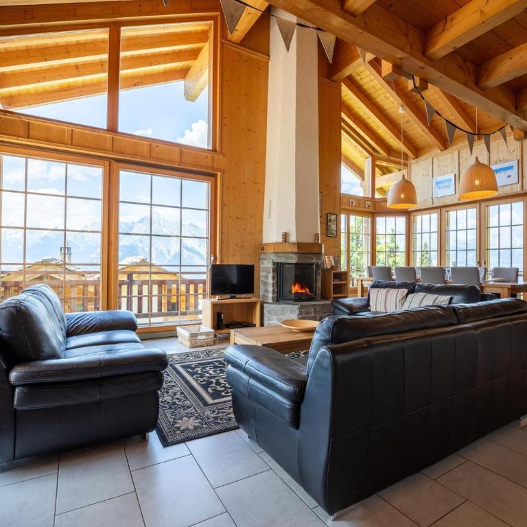 Chalet in Veysonnaz near Ski Slopes - Chalet Supérieur - 14
