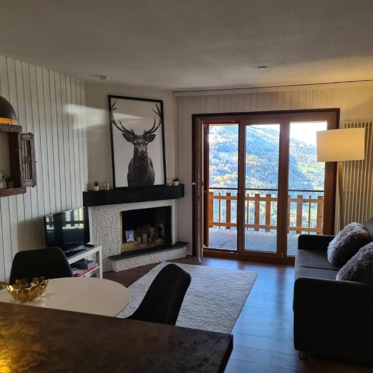 Flat in Veysonnaz near Ski Lift & Valley Views - Appartement 1 Chambre - 2