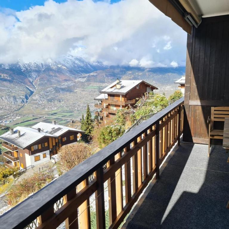 Flat in Veysonnaz near Ski Lift & Valley Views - Appartement 1 Chambre - 5