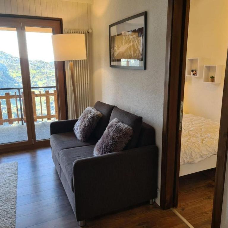 Flat in Veysonnaz near Ski Lift & Valley Views - Appartement 1 Chambre - 9