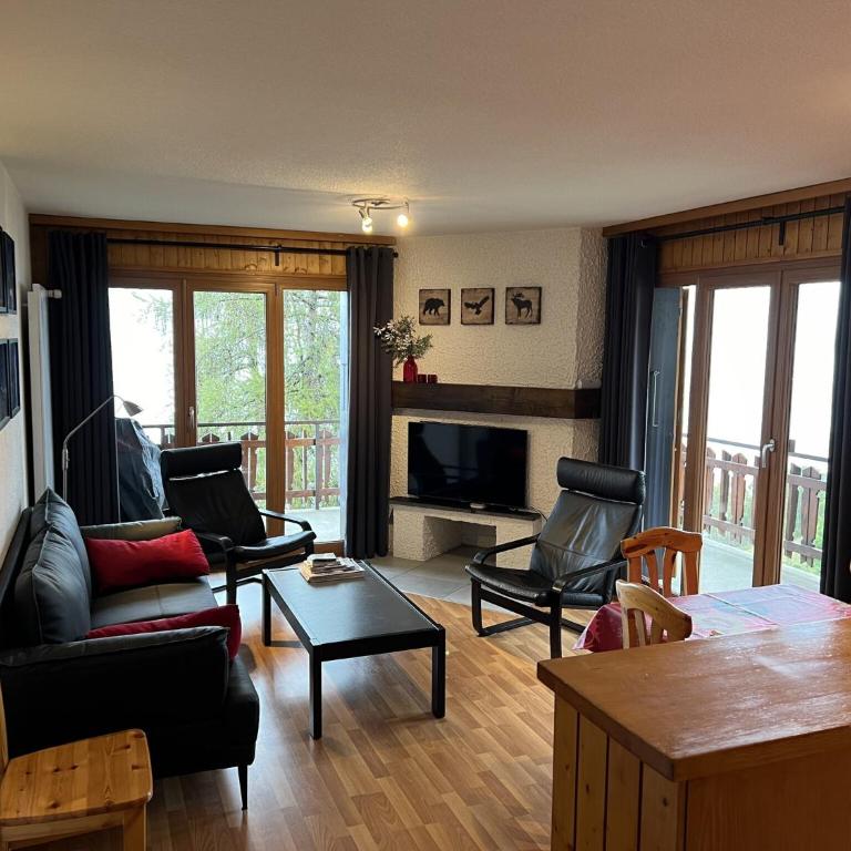 Valley-view apartment in Veysonnaz - Apartamento de 2 dormitorios - 13