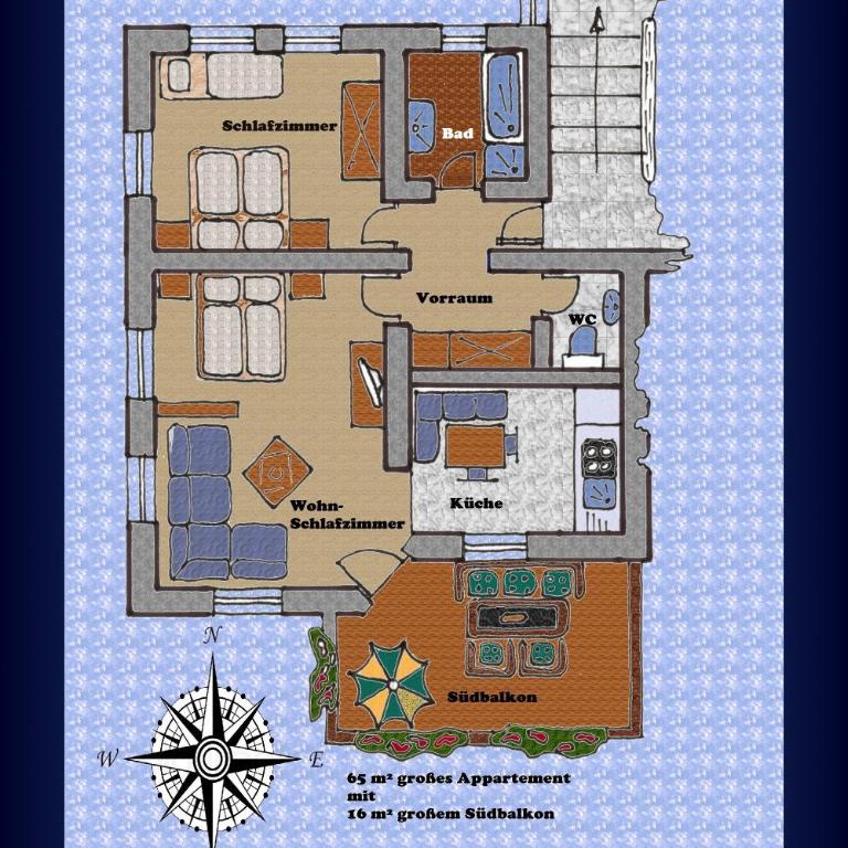 Ferienwohnungen Fischerhaus - direkt am See - Familienapartment mit Seeblick. - 13