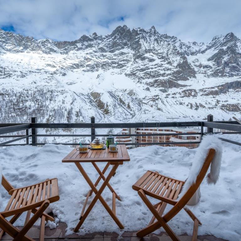 Cervino DreamView- 3 minuti a piedi dalle piste da scii - Parcheggio gratuito - Appartamento con 1 Camera da Letto - 13