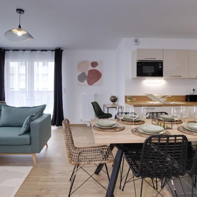 Le Normand - Spacieux T4 neuf avec 3 salles d’eaux - Apartment - 3