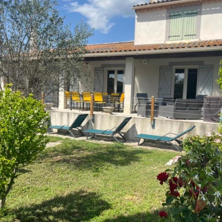 L'Isle de Cœur · Maison 6 pers, piscine & Clim - Maison 3 Chambres - 34