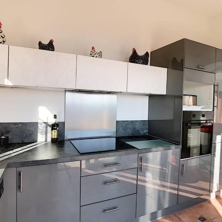 Sur les hauteurs de Théoule villa avec une magnifique vue mer - Maison de Vacances 3 Chambres - 7