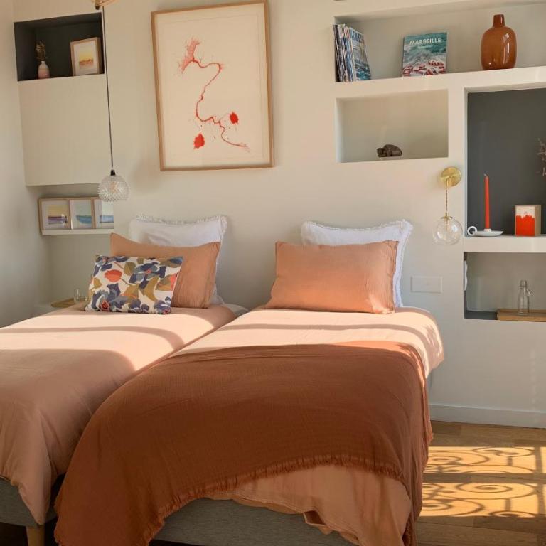 La Maison Vague - Chambre Deluxe Double ou Lits Jumeaux - 5