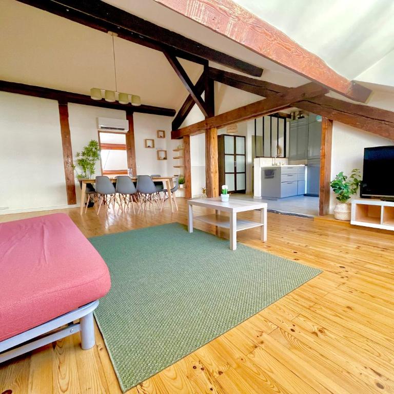 BnGo I Le Spacieux I 6 personnes, Climatisation, Parking gratuit, 3 chambres, 5 lits, Gare PartDieu, Centre de Lyon - Premium Apartment mit 3 Schlafzimmern - 14