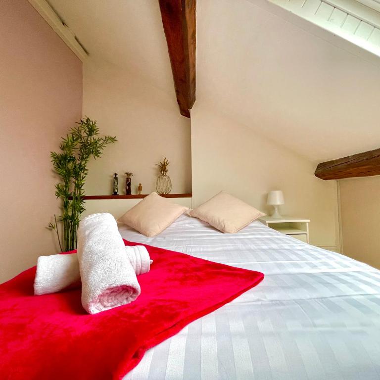 BnGo I Le Spacieux I 6 personnes, Climatisation, Parking gratuit, 3 chambres, 5 lits, Gare PartDieu, Centre de Lyon - Premium Apartment mit 3 Schlafzimmern - 32