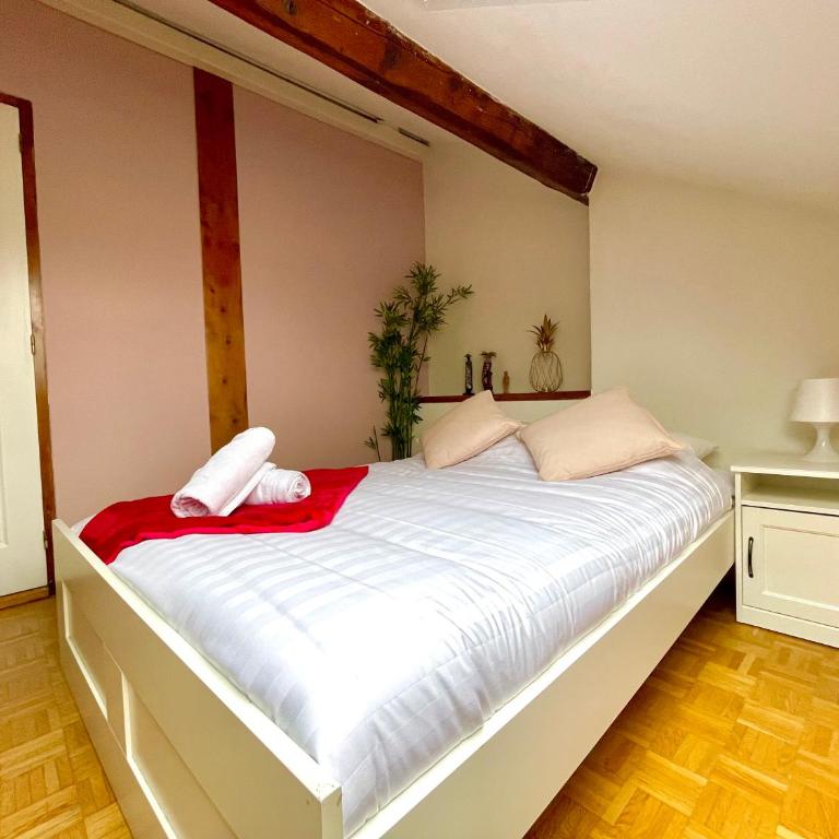 BnGo I Le Spacieux I 6 personnes, Climatisation, Parking gratuit, 3 chambres, 5 lits, Gare PartDieu, Centre de Lyon - Premium Apartment mit 3 Schlafzimmern - 33