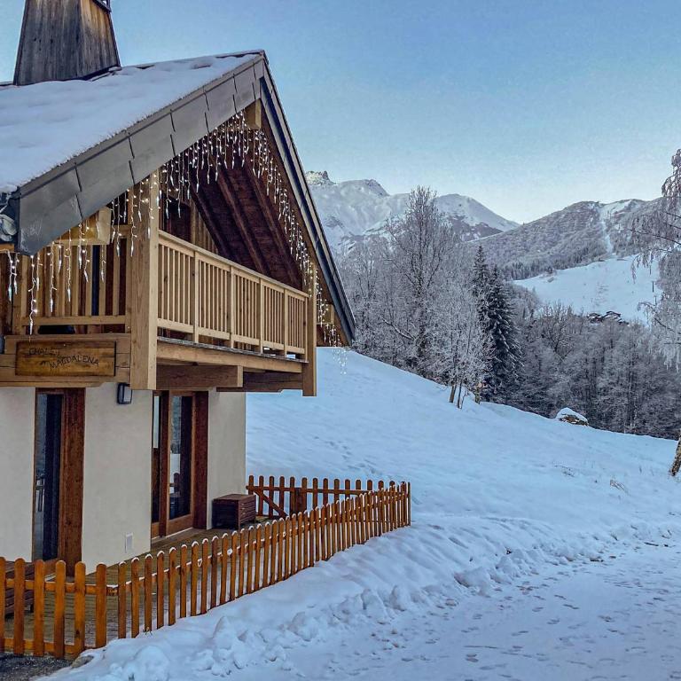 Superbe Chalet Duplex 3* avec Parking et WIFI au Pied des Pistes, Valmorel - Chalet 3 Chambres - 13