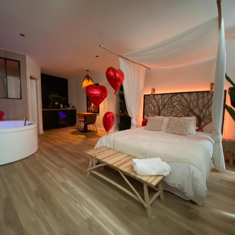 Le Bohème Spa, loveroom à Sète - Appartement 1 Chambre - 24