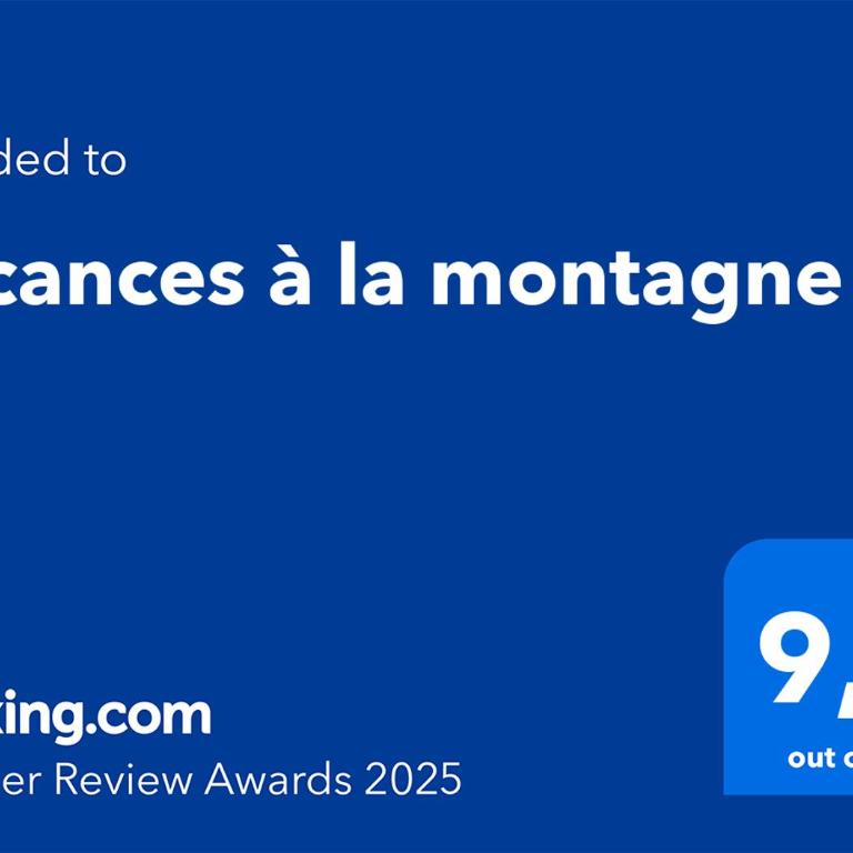 Vacances à la montagne - Apartment mit 2 Schlafzimmern - 4