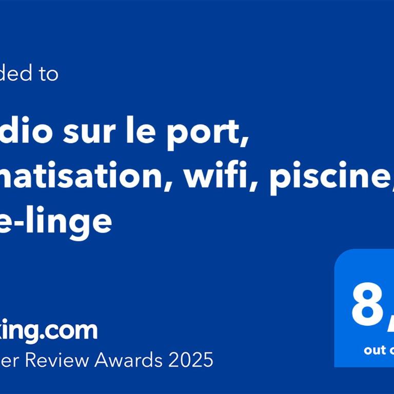 Perle méditerranéenne au coeur du port de Gruissan - Studio - Vue sur Mer - 38