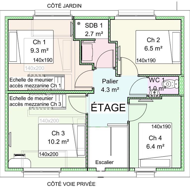 Maison à 10 min du centre dans avenue privée ! - Haus mit 6 Schlafzimmern - 34