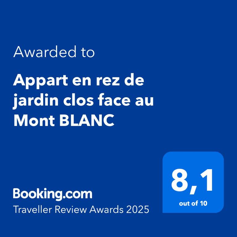 Appart en rez de jardin clos face au Mont BLANC - Appartement 2 Chambres - 3