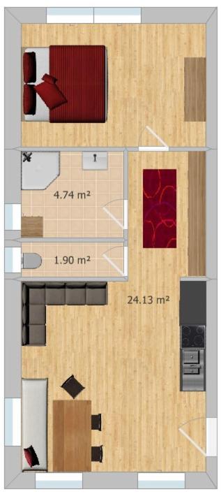 Biobauernhof Appartement Oberreith - Apartment mit 1 Schlafzimmer und Garten - 9